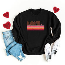 Load image into Gallery viewer, Retro Love Graphic Sweatshirt
