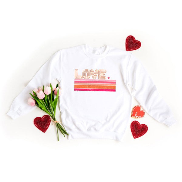 Retro Love Graphic Sweatshirt