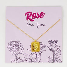 Load image into Gallery viewer, Blooming Birth Month Necklace
