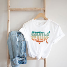 Load image into Gallery viewer, Explore America Map Short Sleeve Graphic Tee
