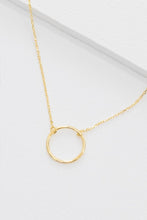 Load image into Gallery viewer, Maddox Circle Charm Necklace 14K
